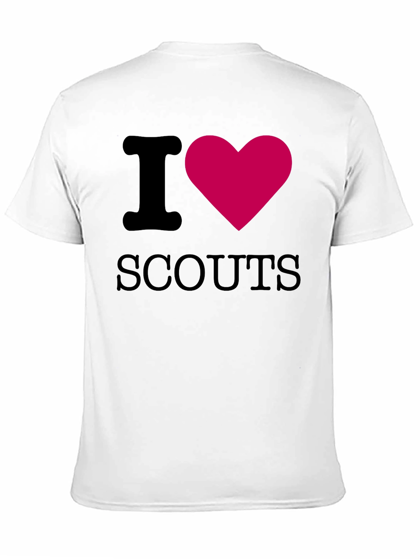 I Heart Scouts Black T-Shirt