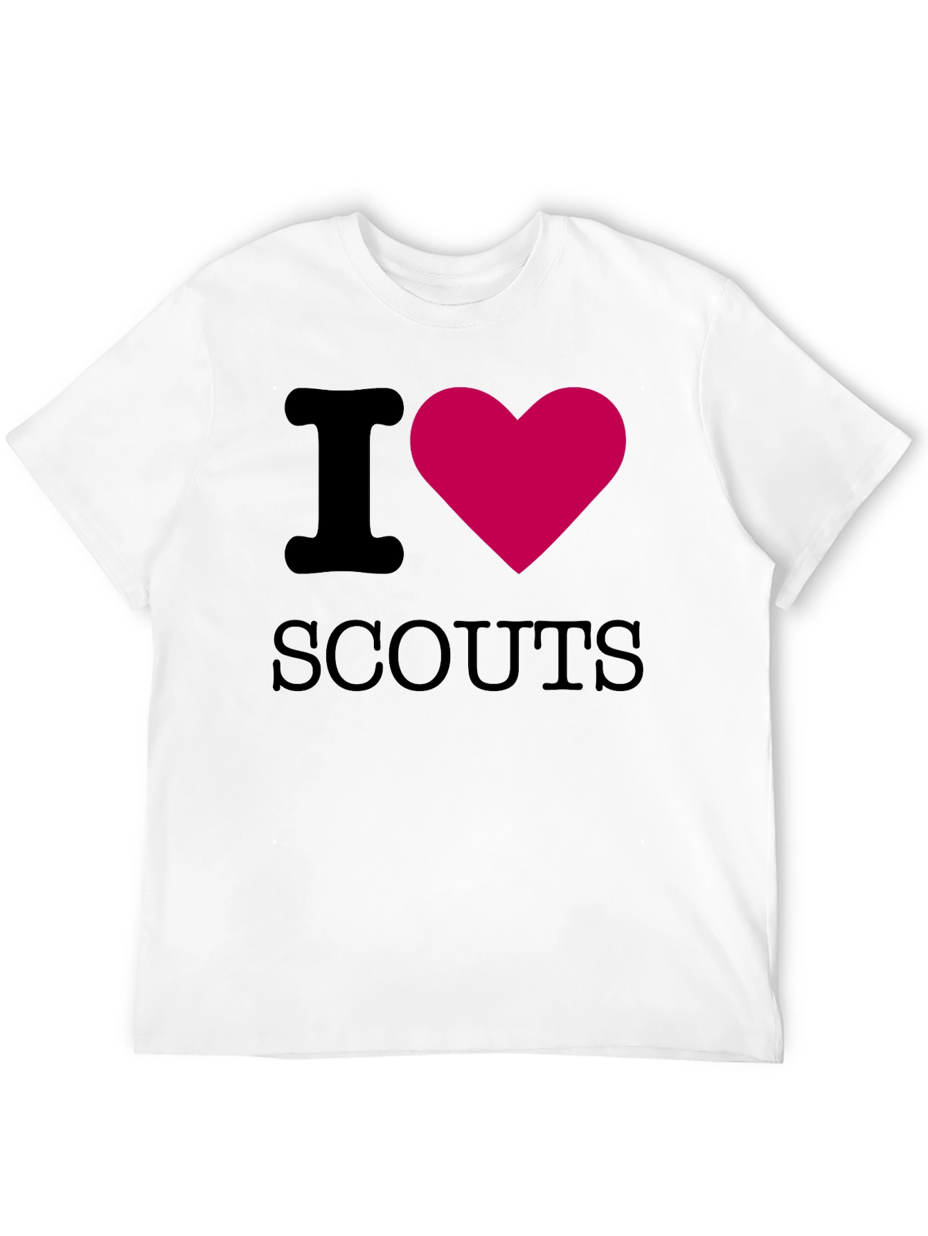 I Heart Scouts Black T-Shirt