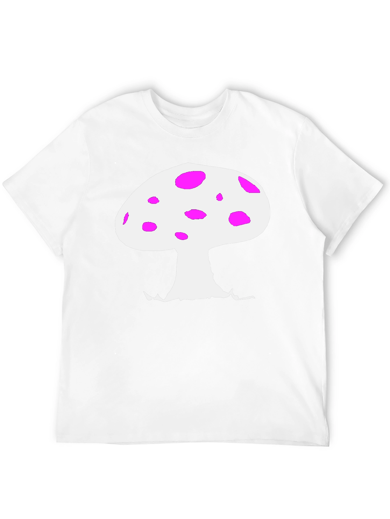 Mushroom Graphic Tee - Black Casual Shirt