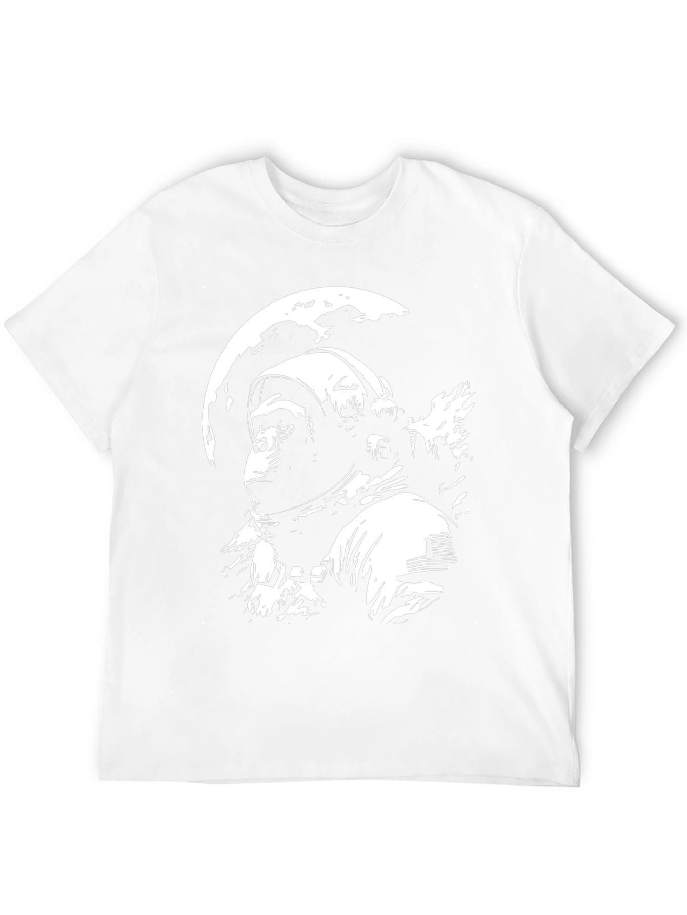 Astronaut Ape Black T-Shirt