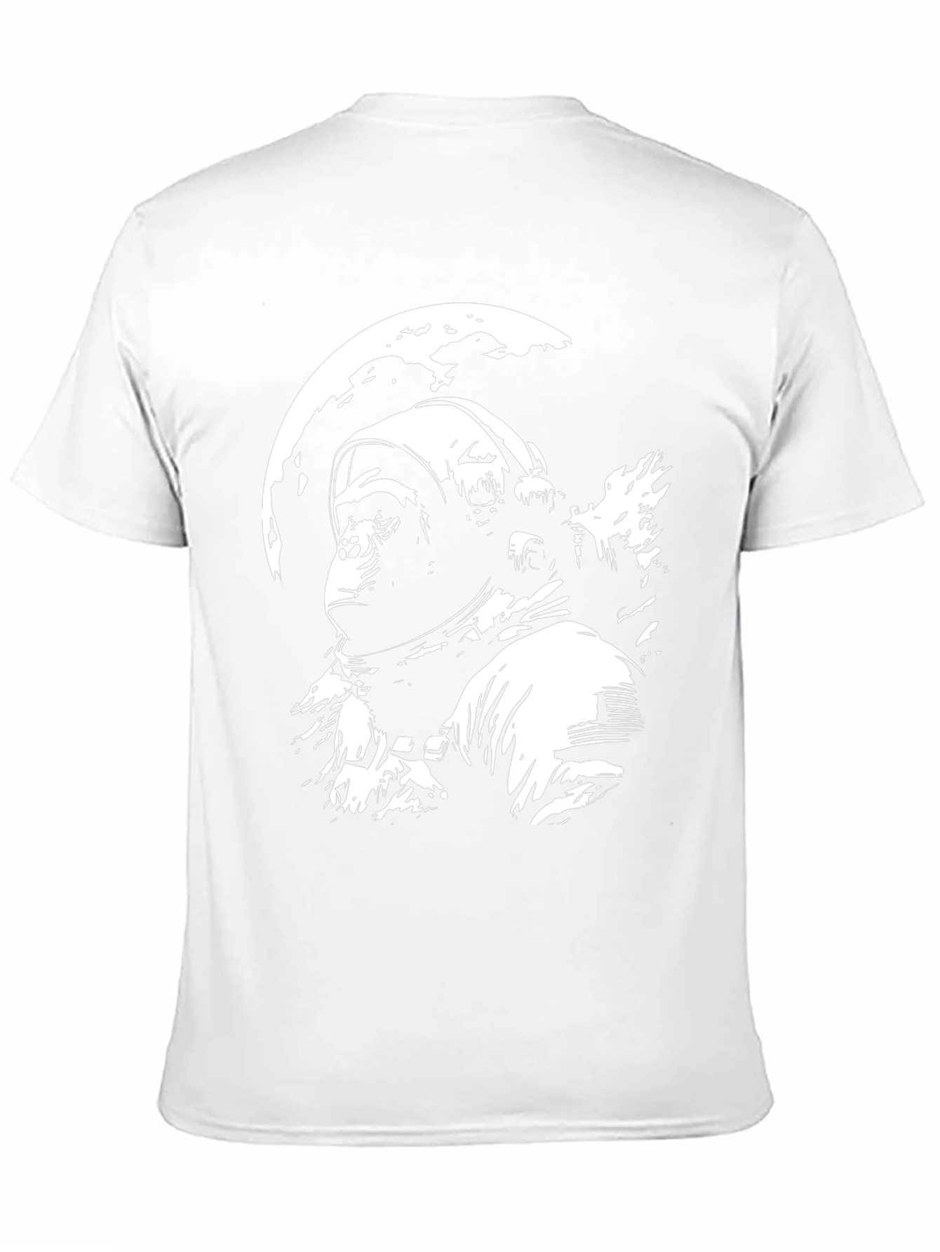 Astronaut Ape Black T-Shirt