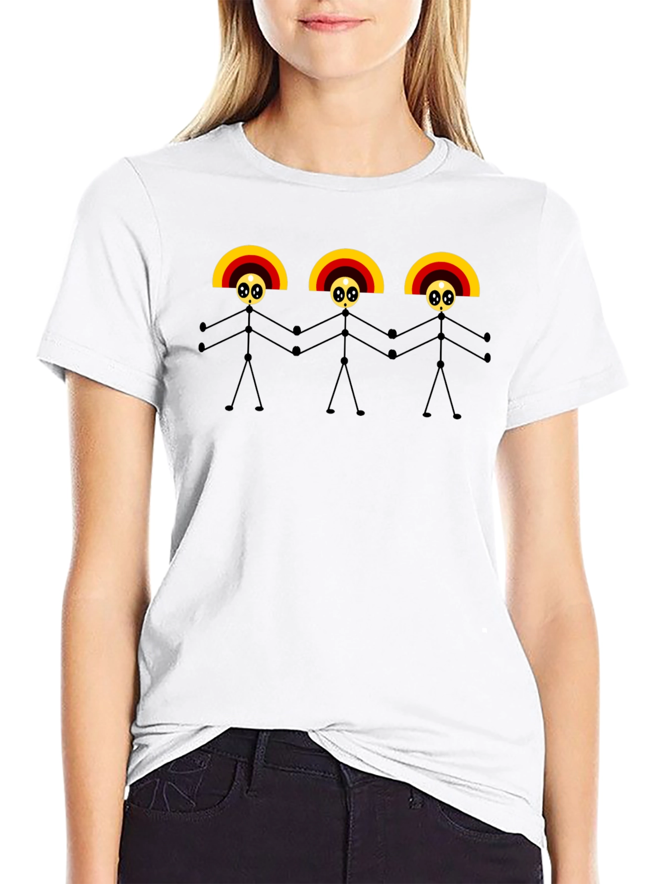 Stick Figure Graphic Tee