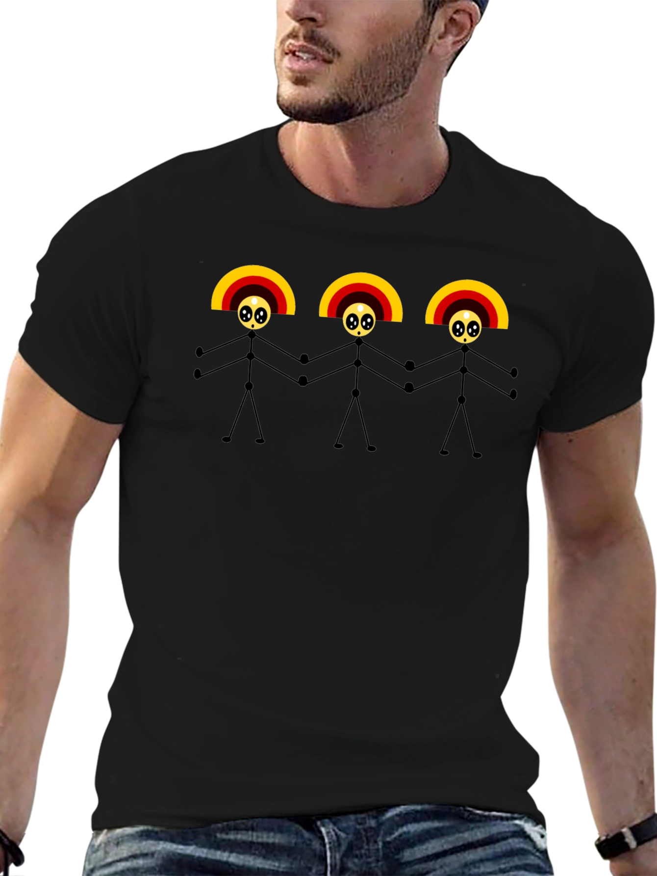 Stick Figure Graphic Tee