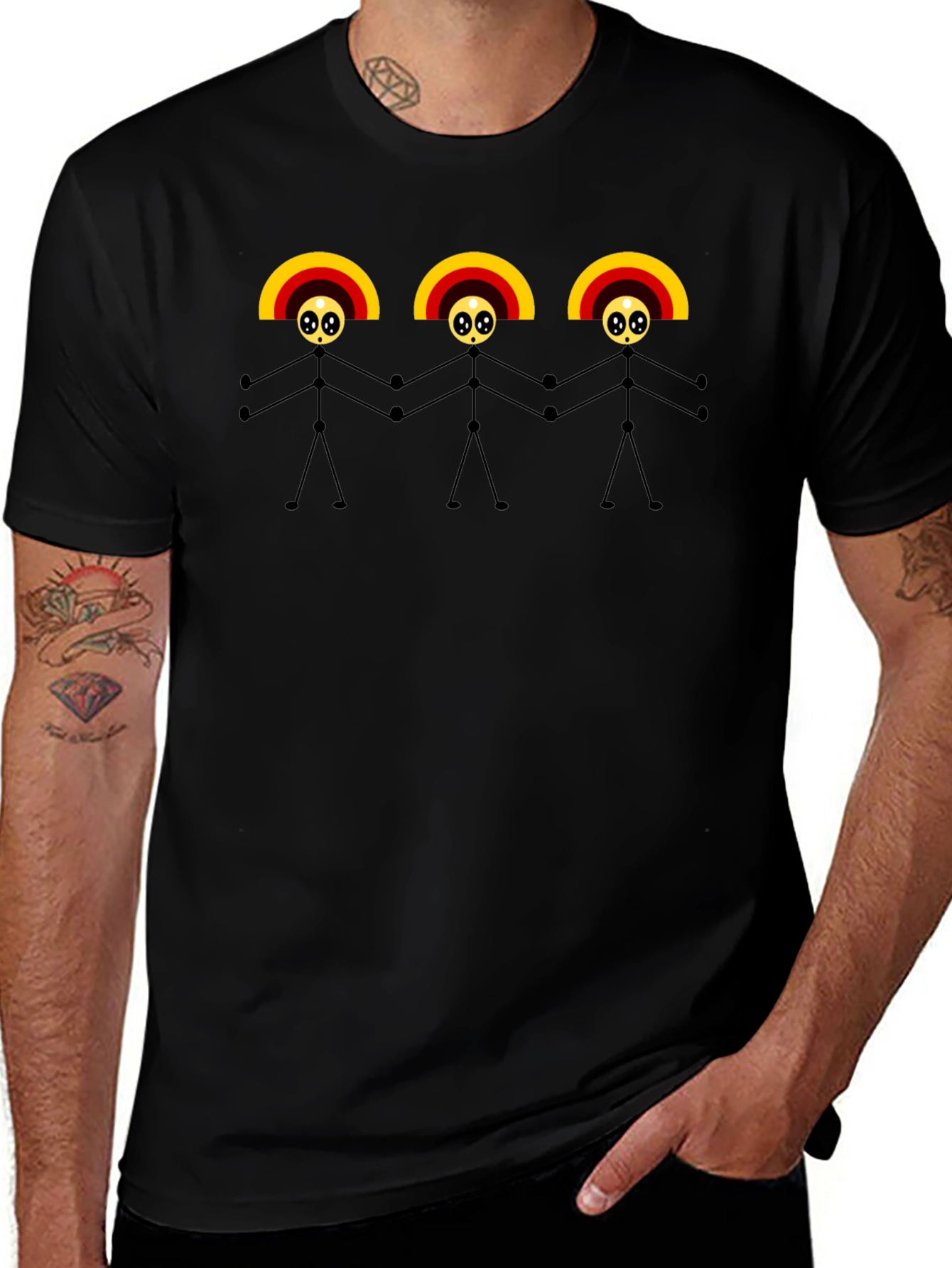 Stick Figure Graphic Tee