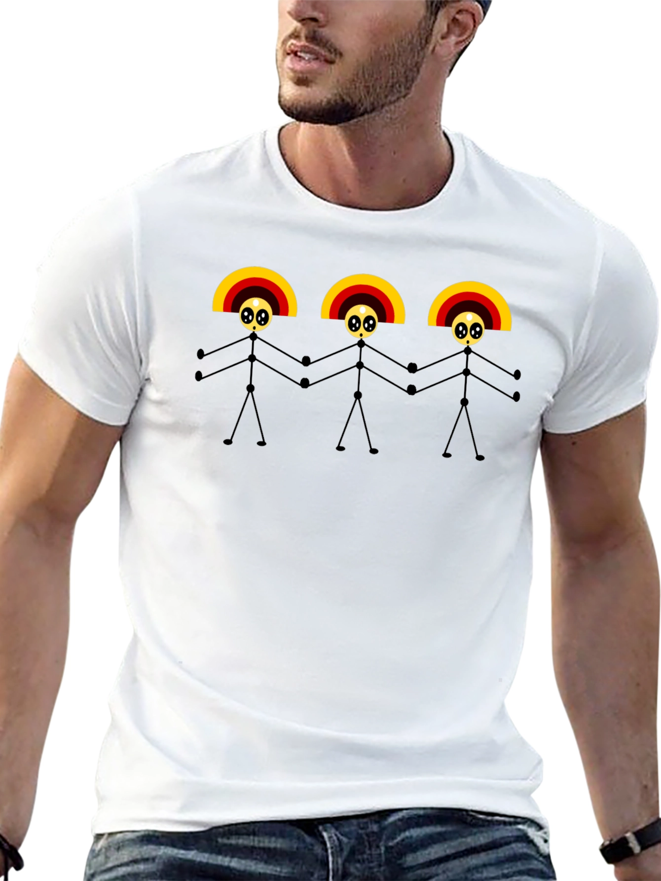 Stick Figure Graphic Tee