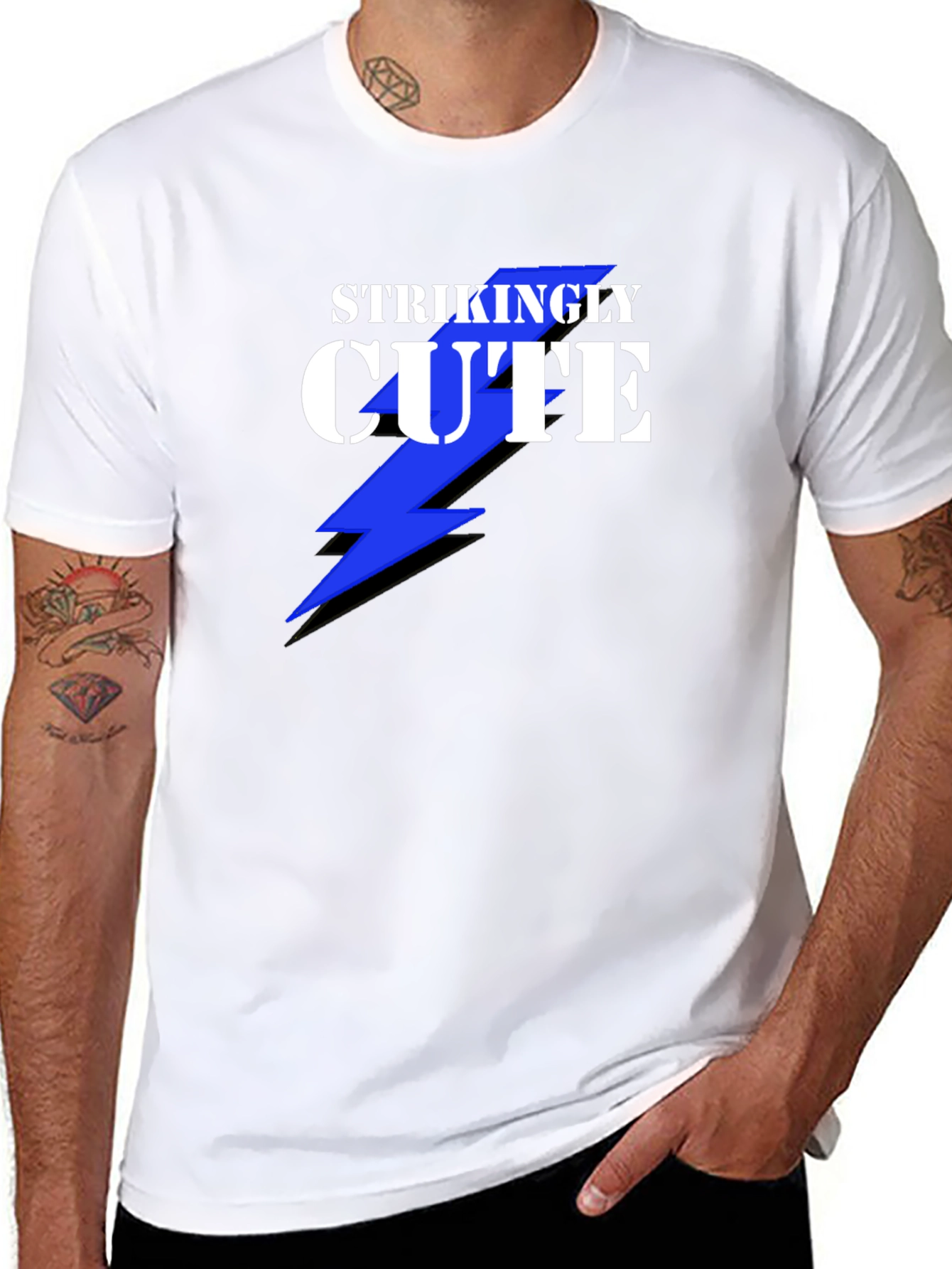 Strikingly Cute Graphic T-Shirt - Trendy Apparel