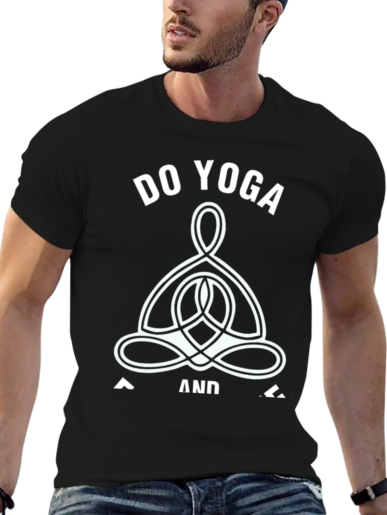 Do Yoga And Chill Mens Graphic Tee