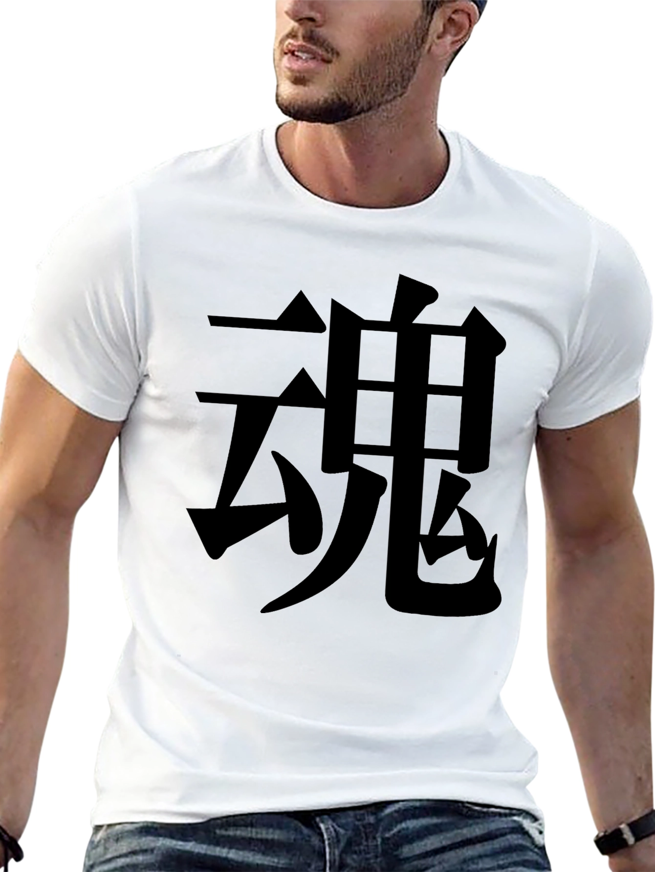 Kanji Graphic Tee - Japanese Symbol T-Shirt