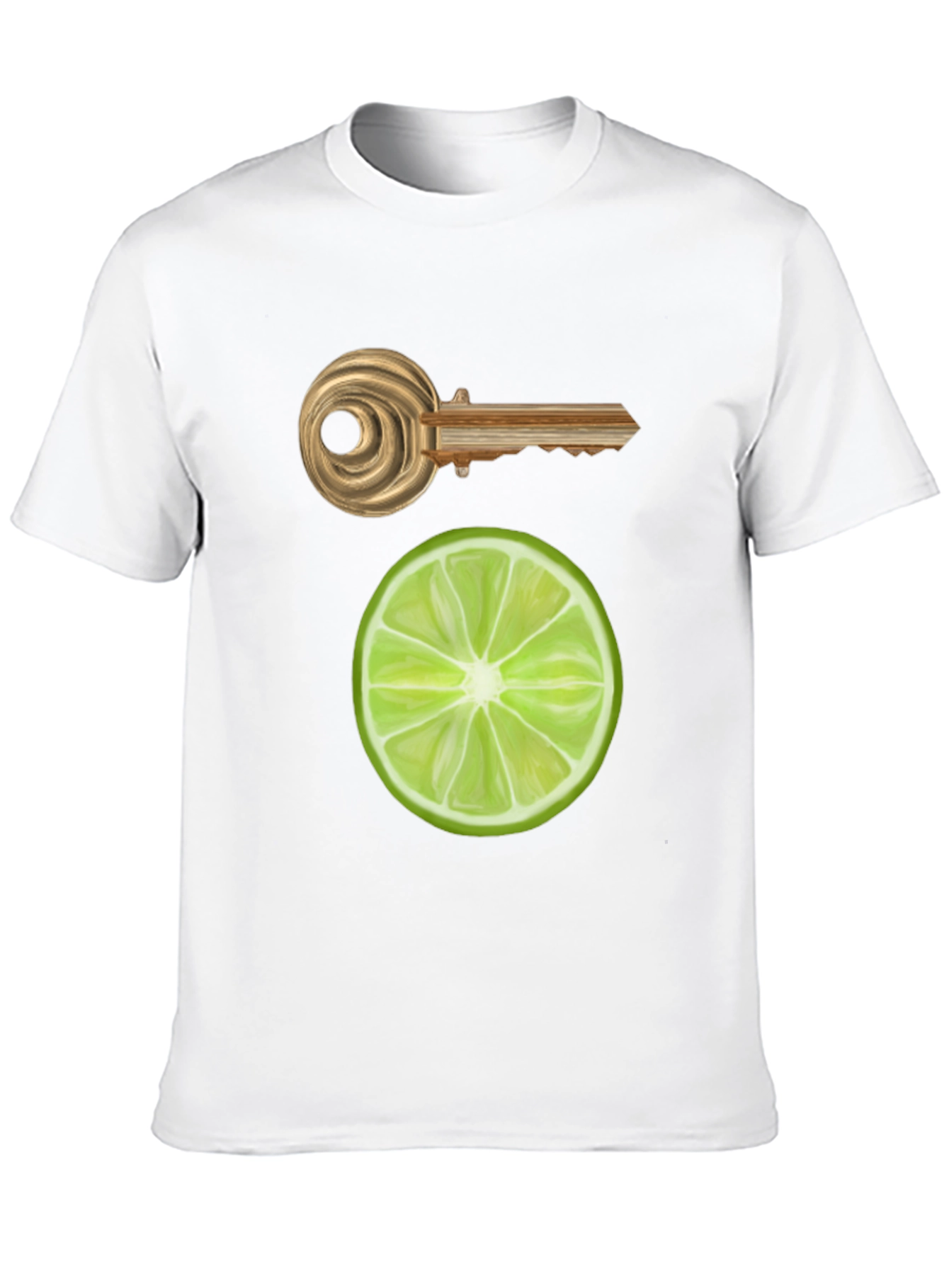 Key Lime Graphic Tee - Novelty Fruit Design