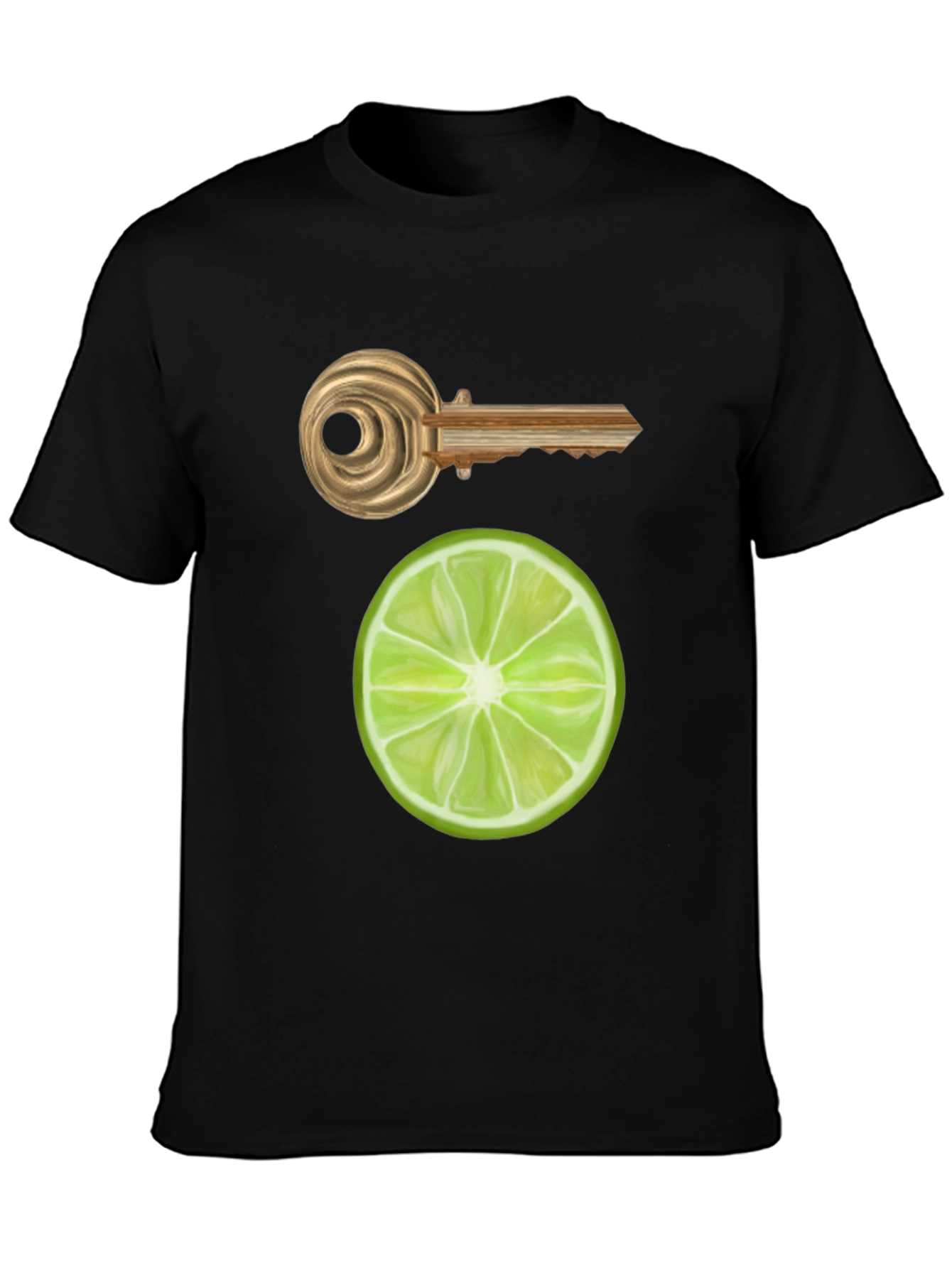 Key Lime Graphic Tee - Novelty Fruit Design