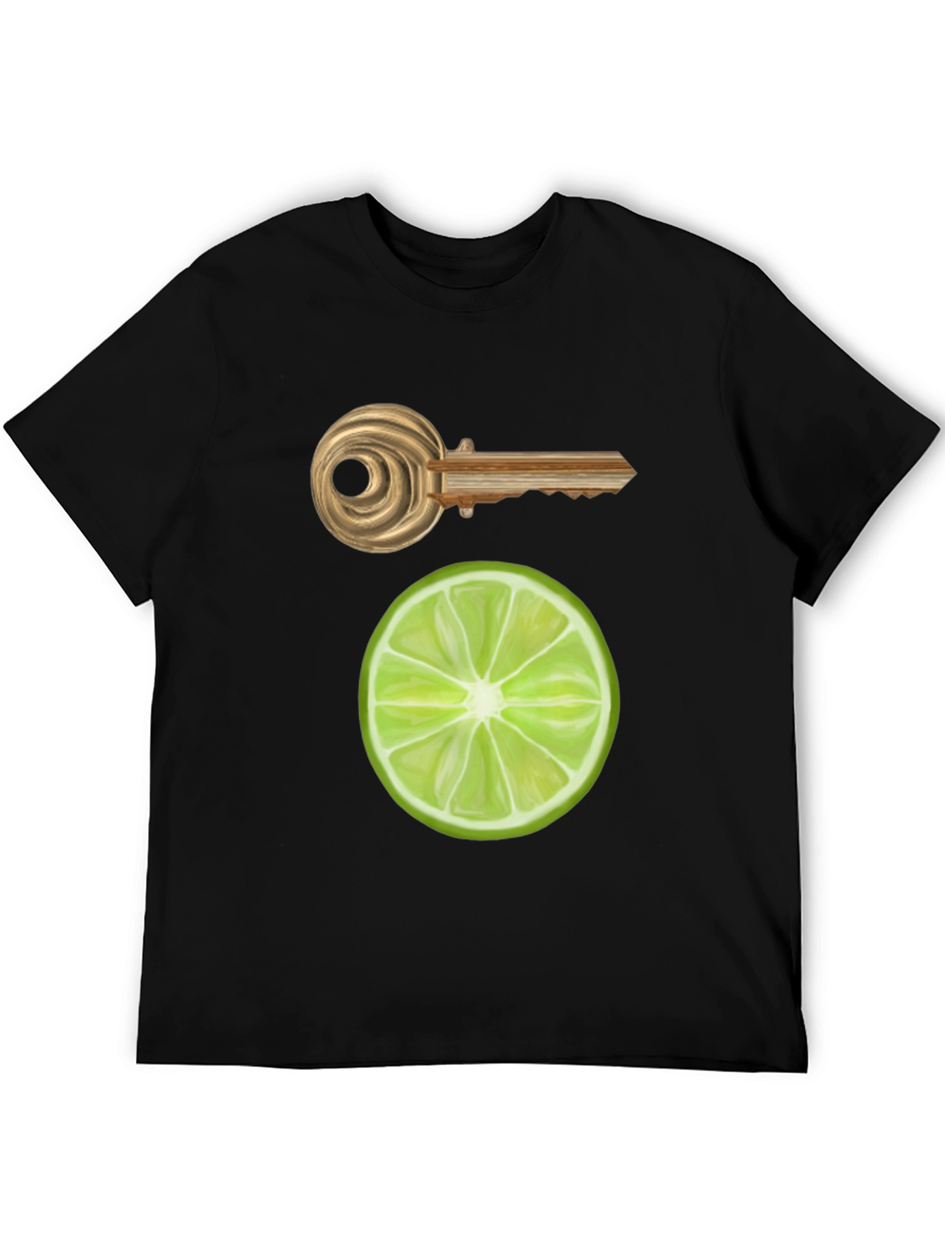 Key Lime Graphic Tee - Novelty Fruit Design