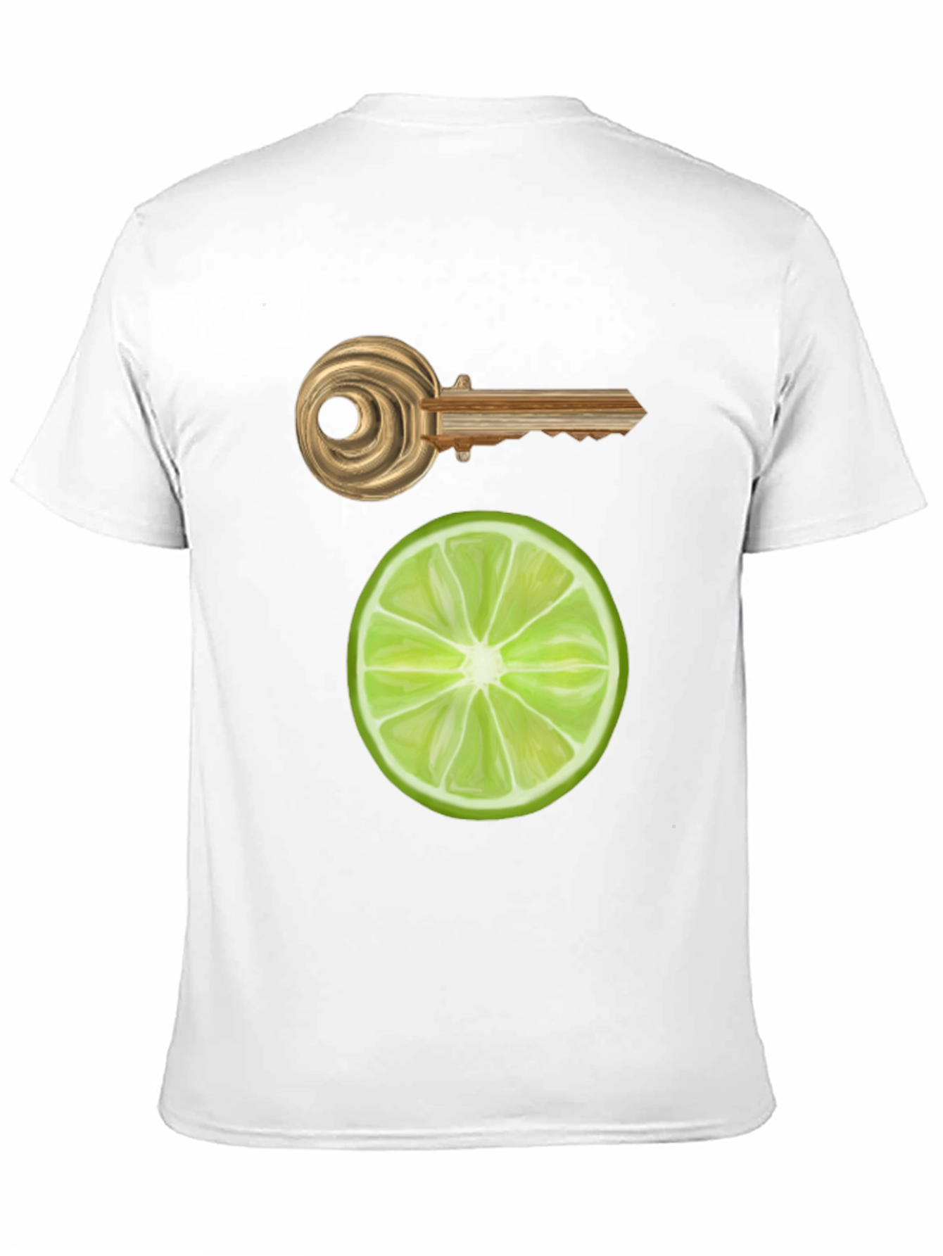 Key Lime Graphic Tee - Novelty Fruit Design