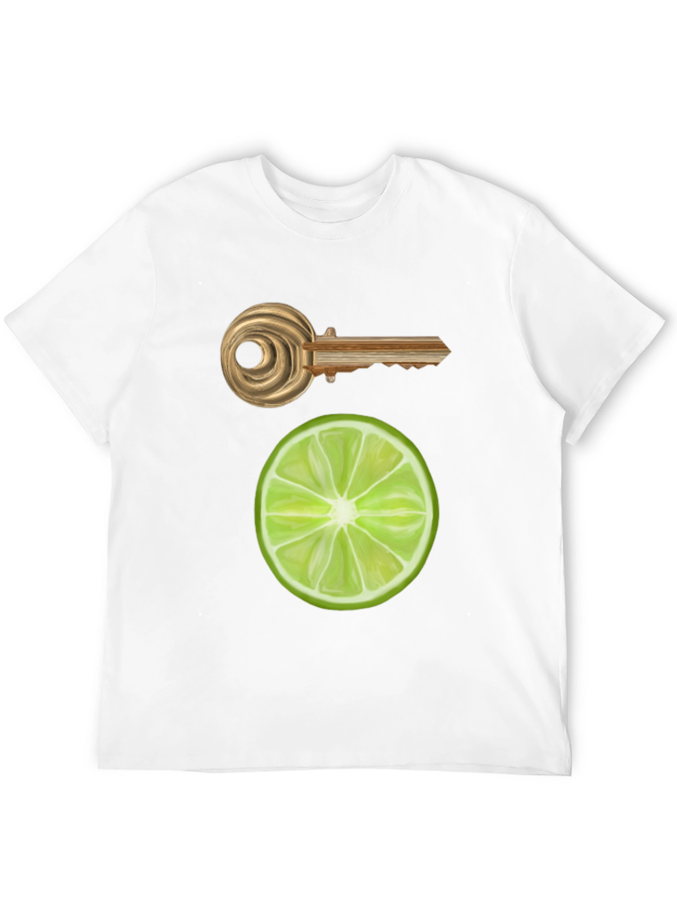 Key Lime Graphic Tee - Novelty Fruit Design
