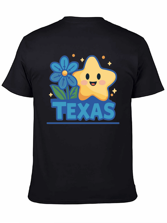 Texas Star Flower T-Shirt - Cute State Pride Tee