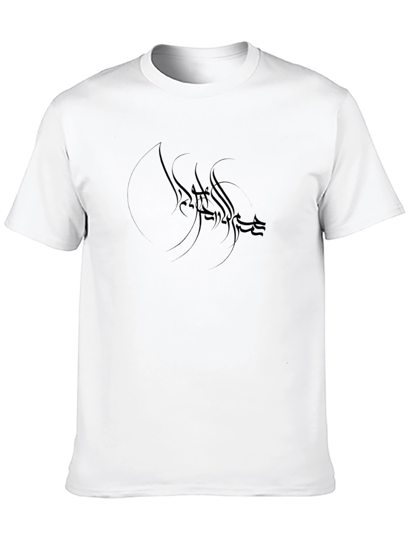 Modern Graphic Black T-Shirt