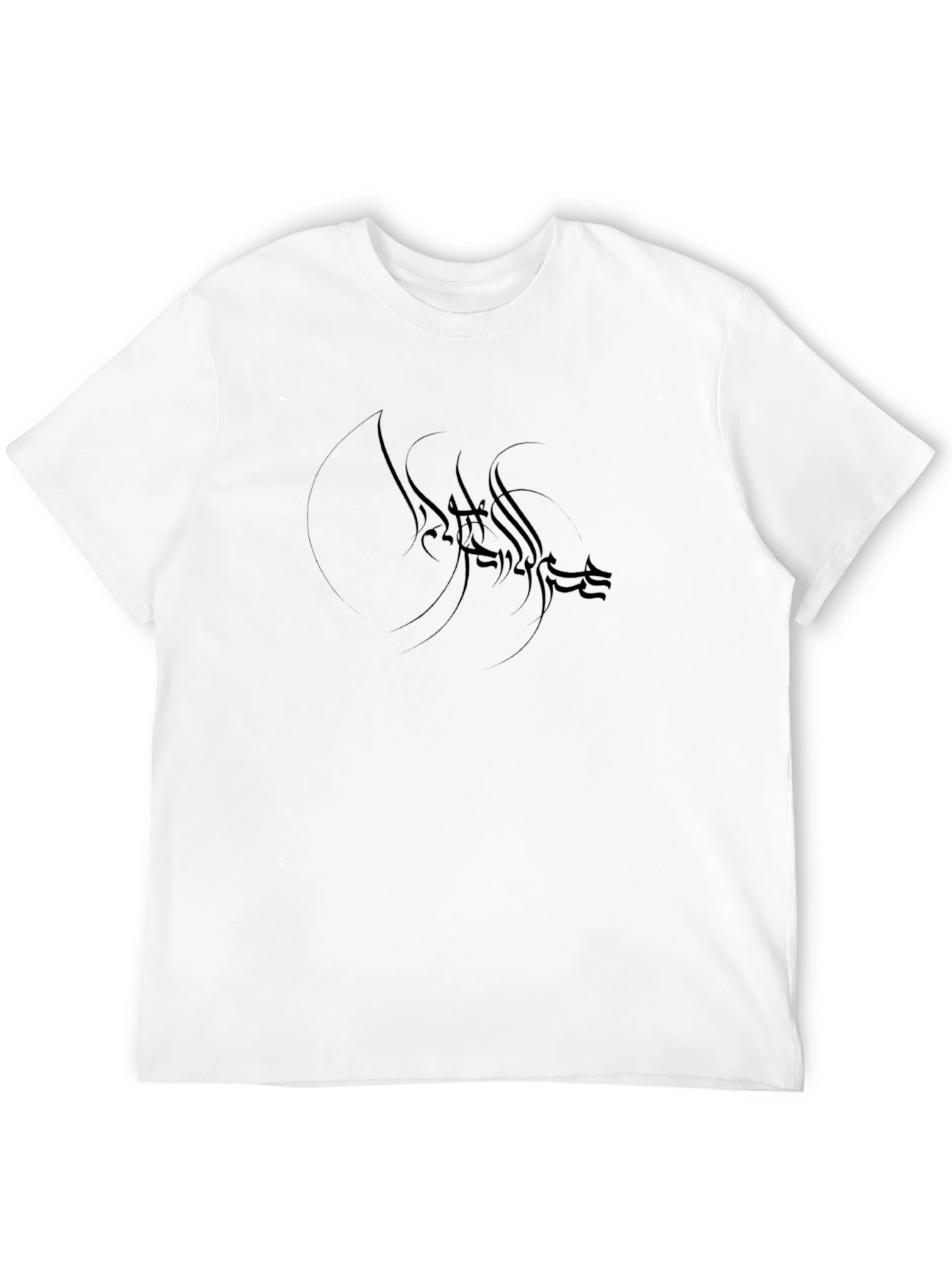 Modern Graphic Black T-Shirt