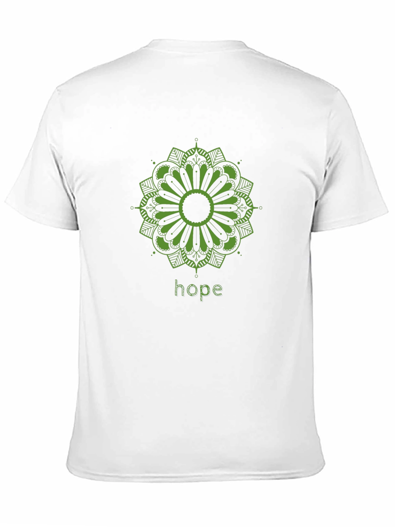 Hope Mandala Graphic T-Shirt - Black
