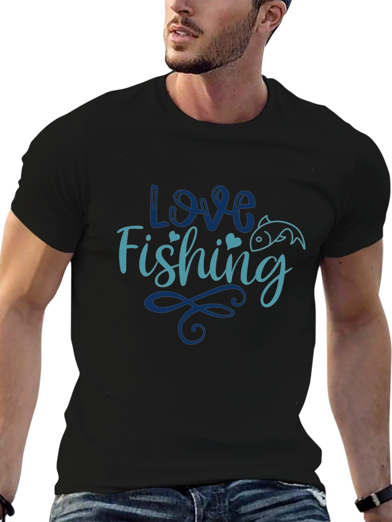 Love Fishing T-Shirt - Stylish Angler Tee