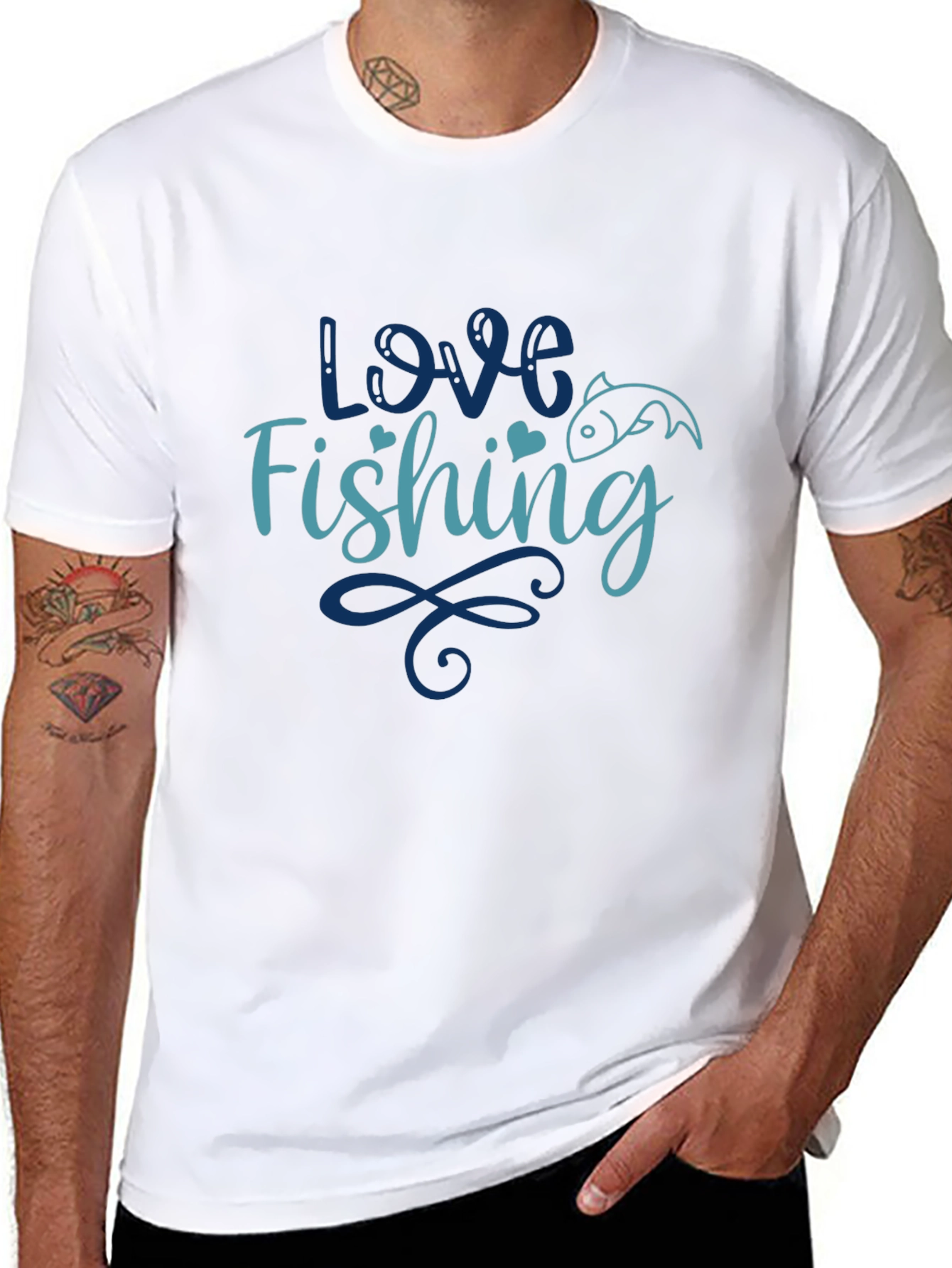 Love Fishing T-Shirt - Stylish Angler Tee