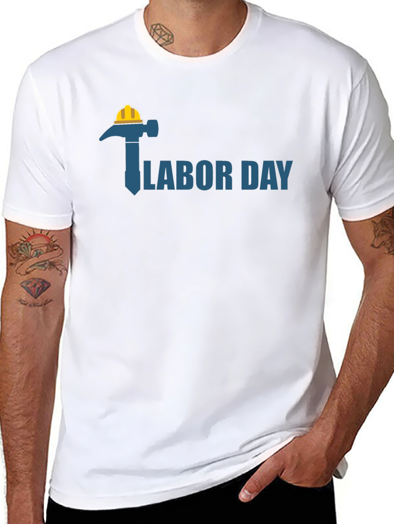 Labor Day T-Shirt - Hammer and Hard Hat