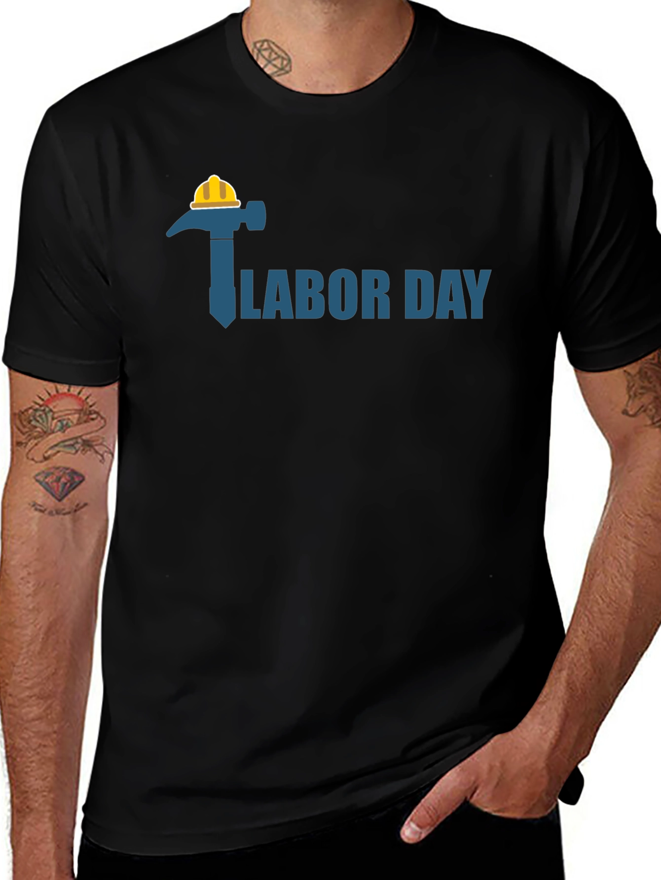 Labor Day T-Shirt - Hammer and Hard Hat