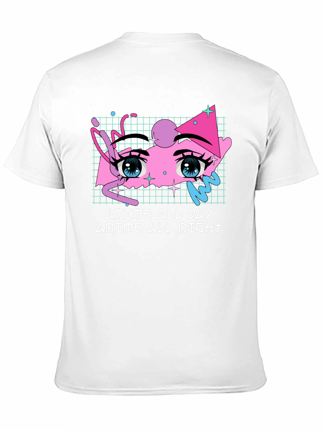 Anime All Night Graphic Tee