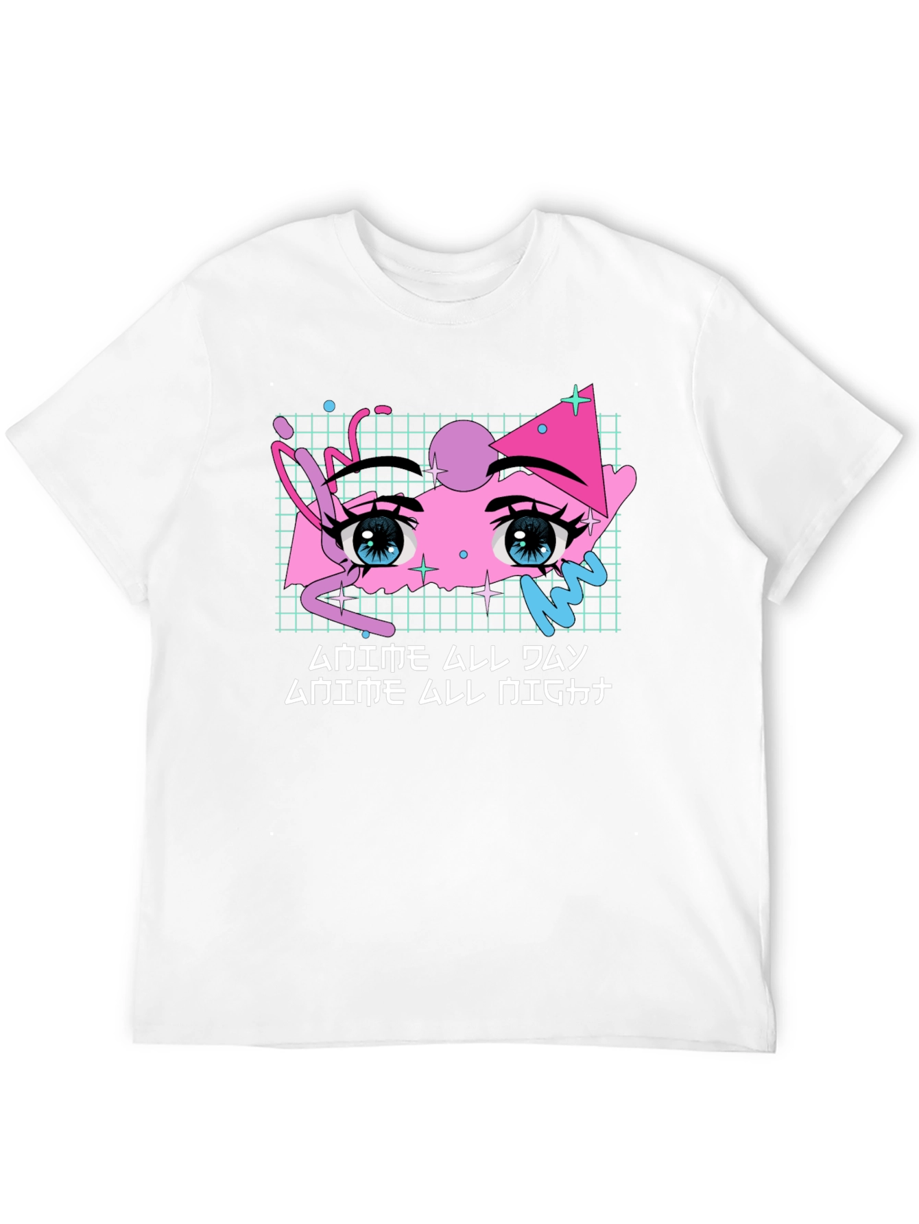 Anime All Night Graphic Tee