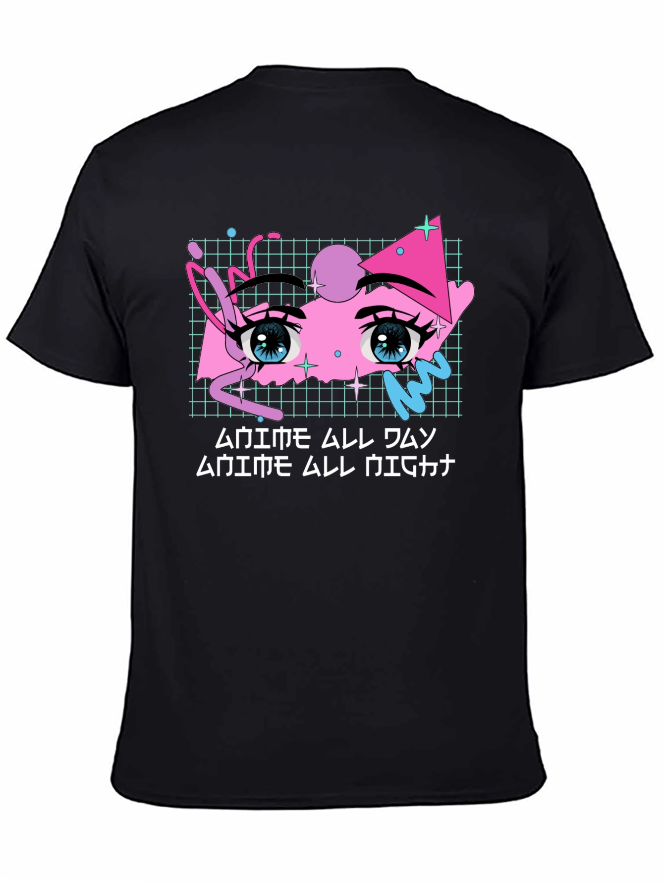 Anime All Night Graphic Tee