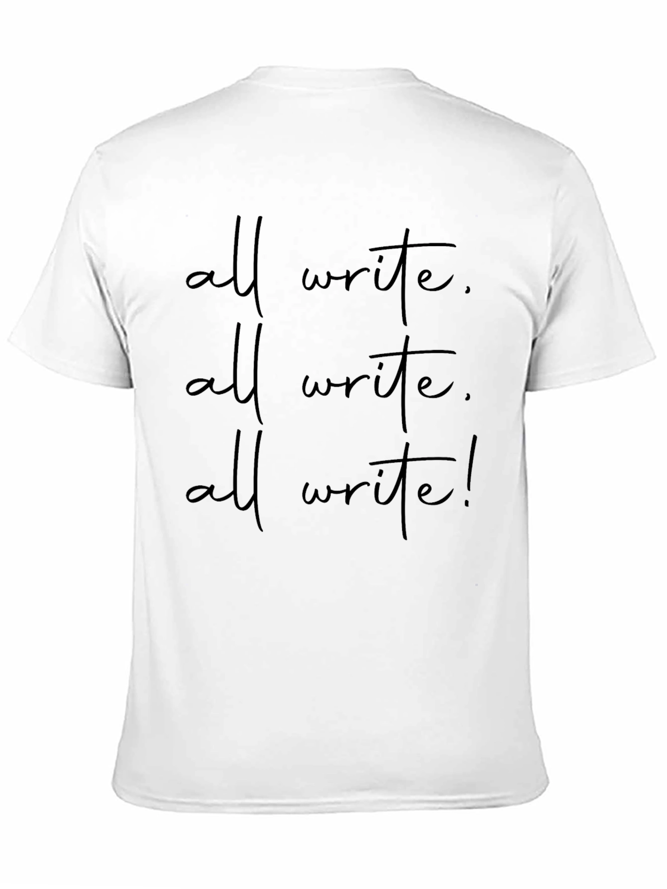 All Write Black Graphic Tee - Motivational