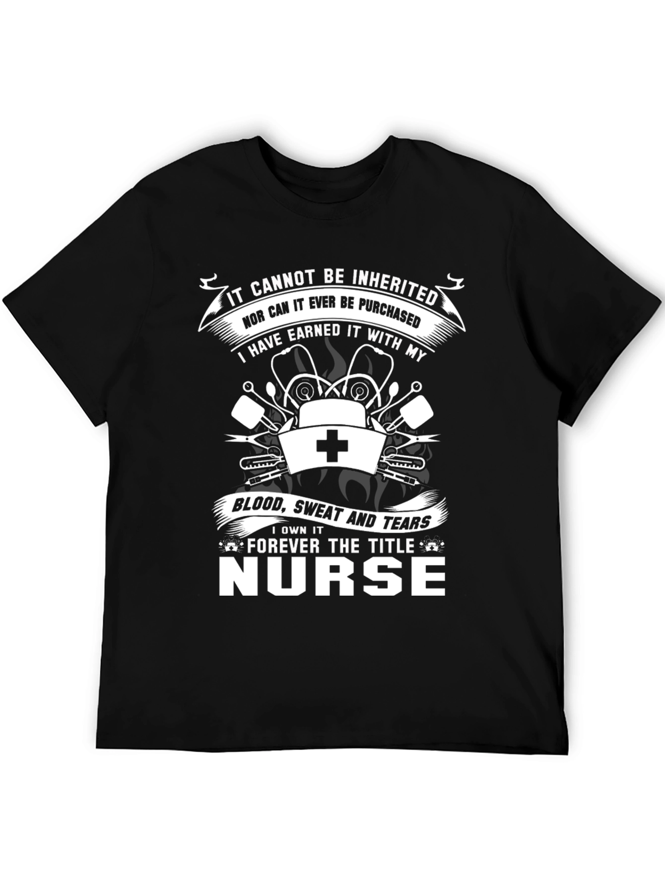 Nurse Pride Graphic Tee - Earned Not Given