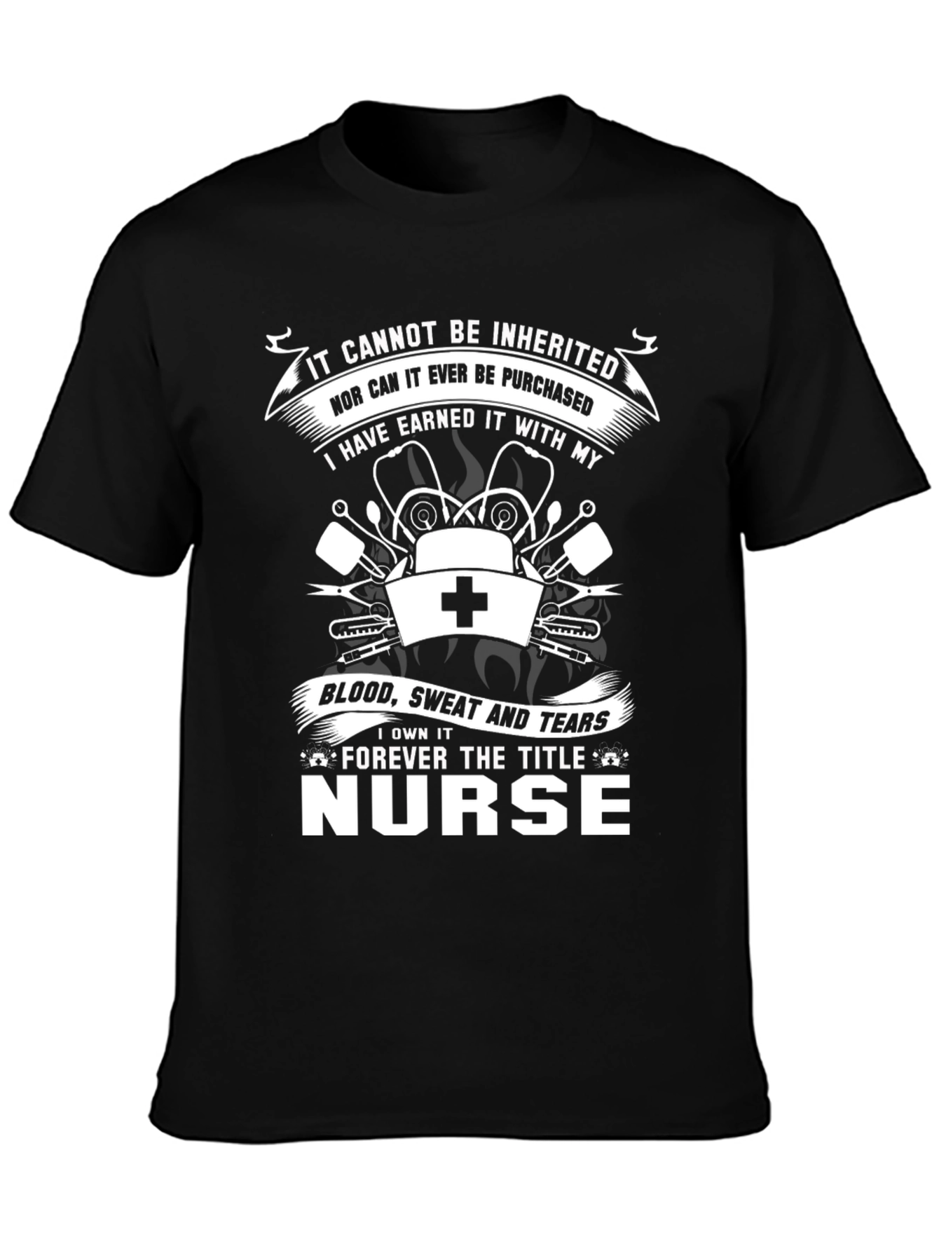 Nurse Pride Graphic Tee - Earned Not Given