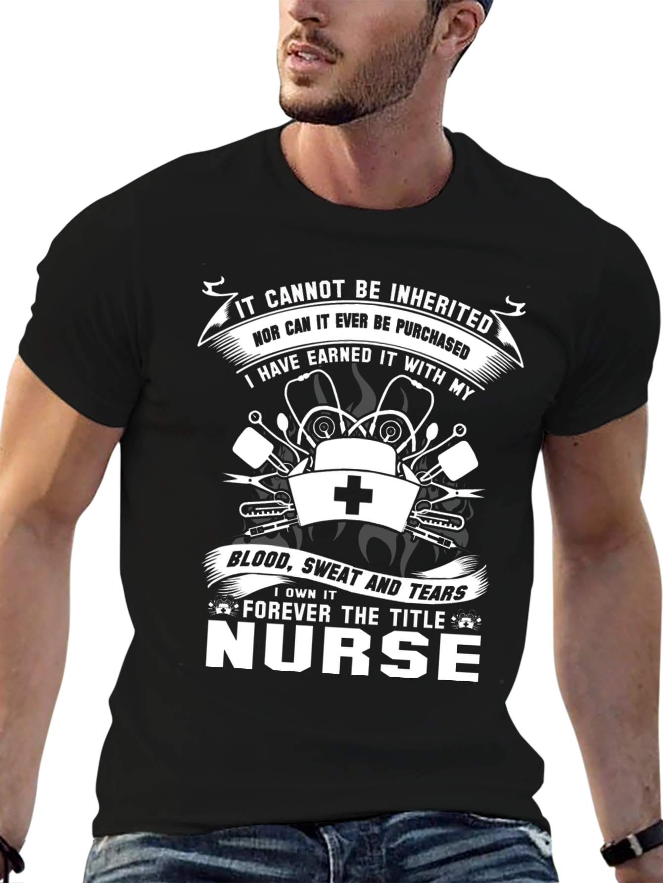 Nurse Pride Graphic Tee - Earned Not Given