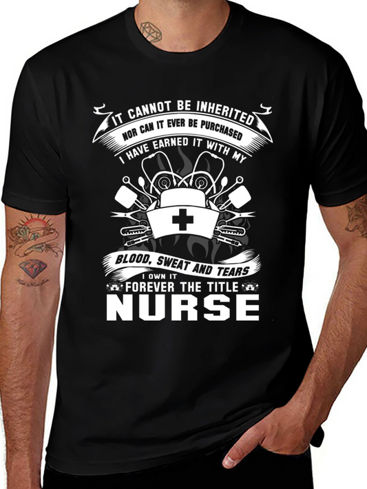 Nurse Pride Graphic Tee - Earned Not Given
