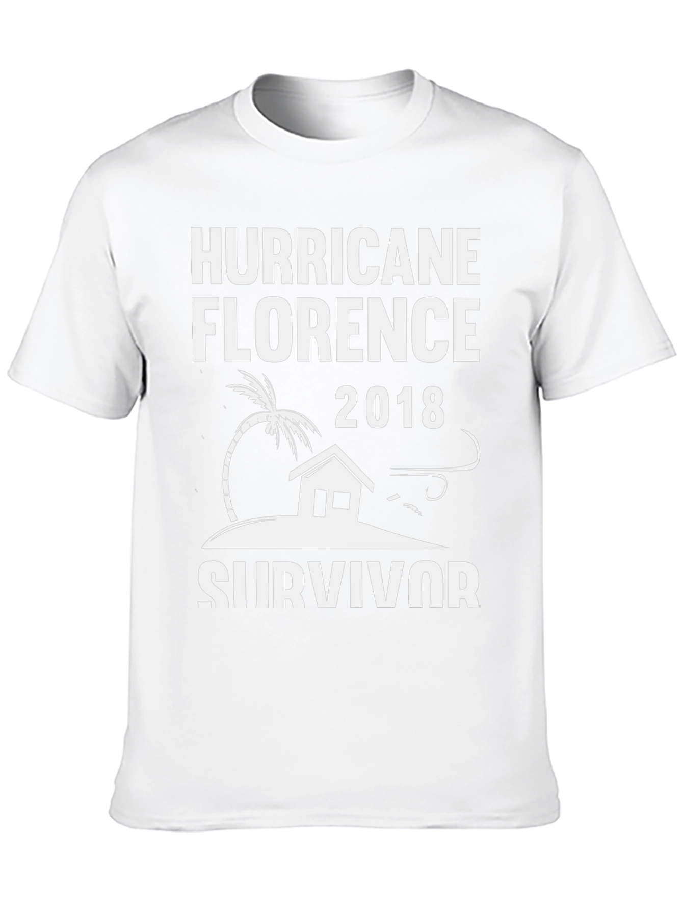 Hurricane Florence 2018 Survivor Graphic Tee