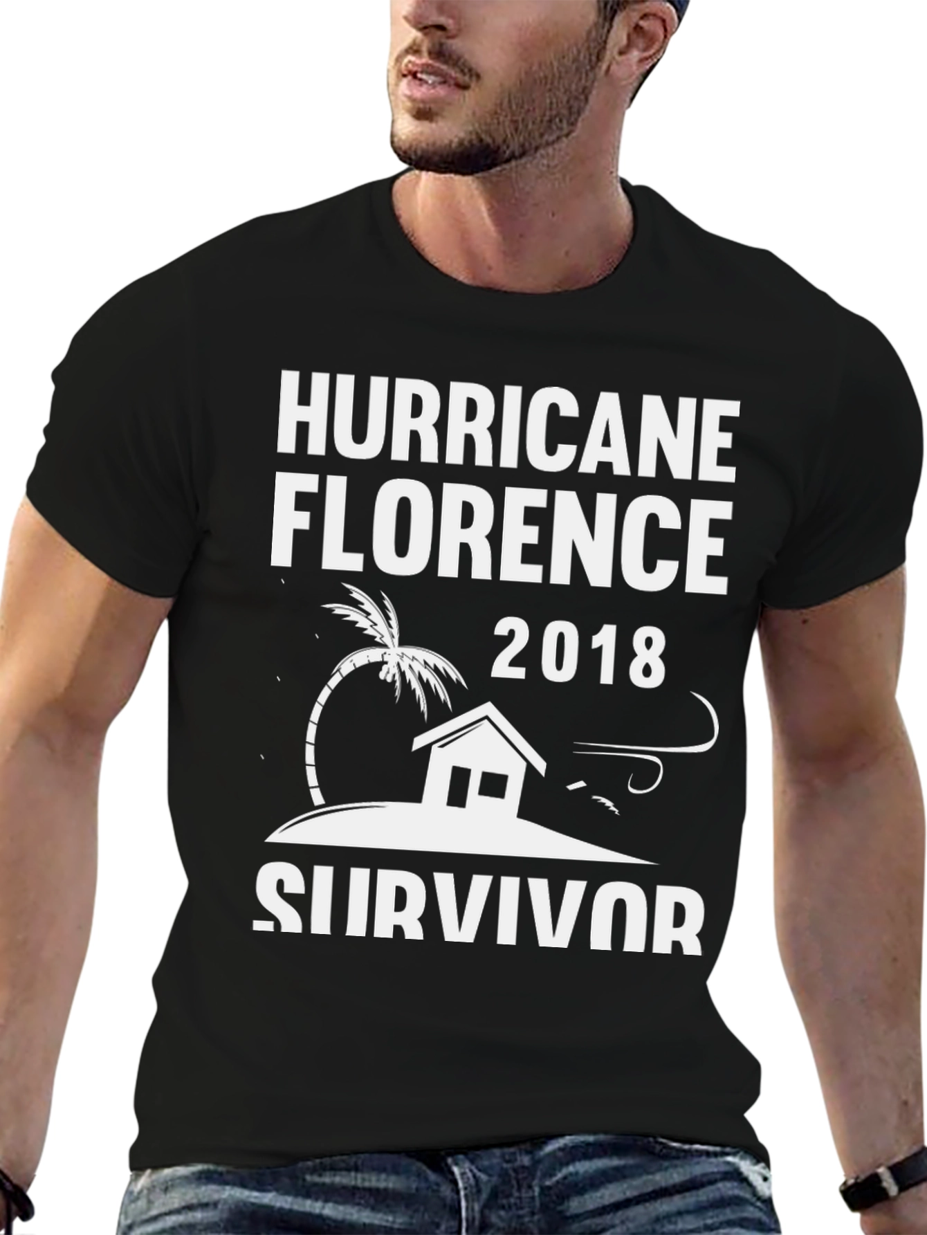 Hurricane Florence 2018 Survivor Graphic Tee