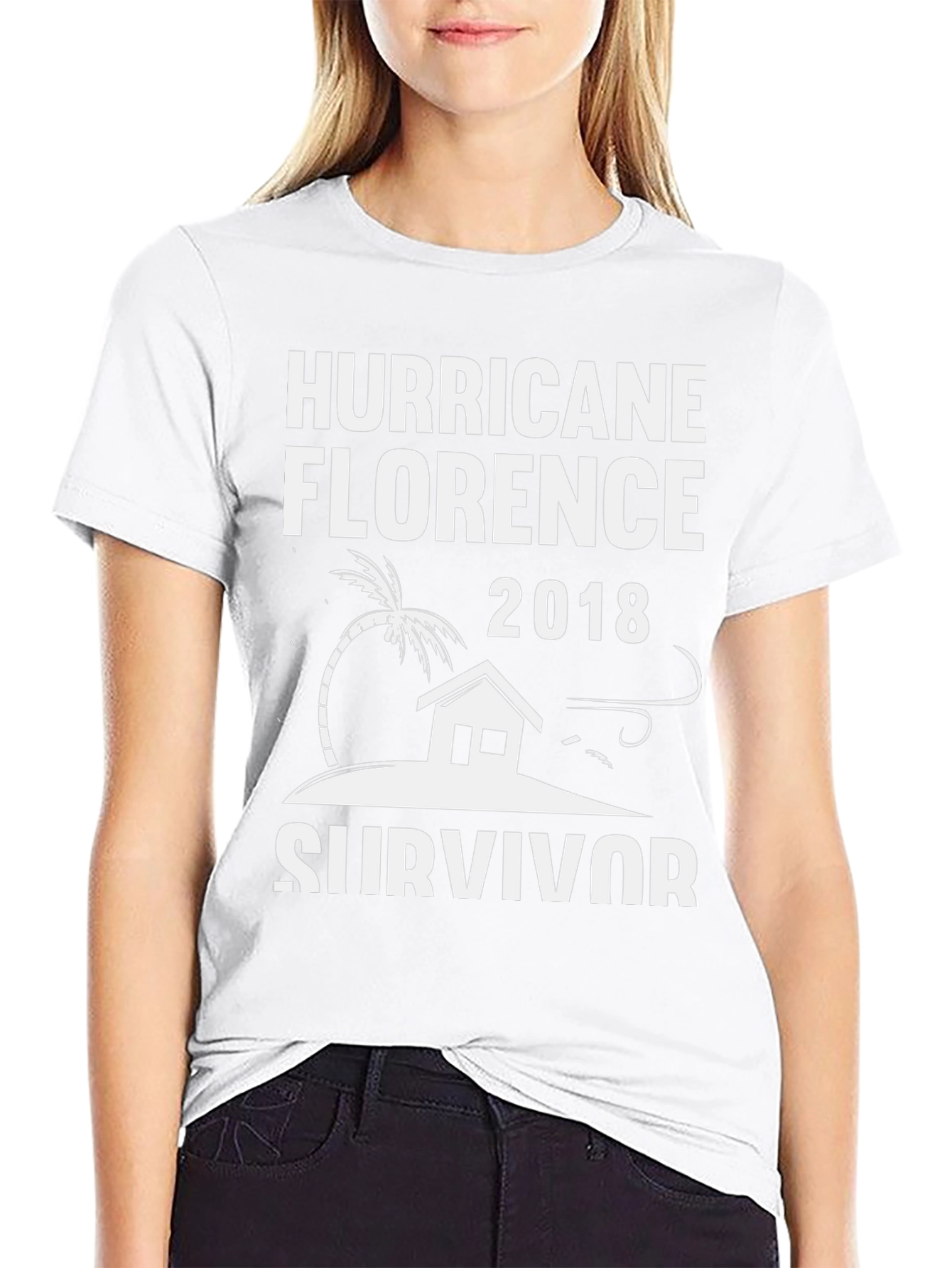 Hurricane Florence 2018 Survivor Graphic Tee