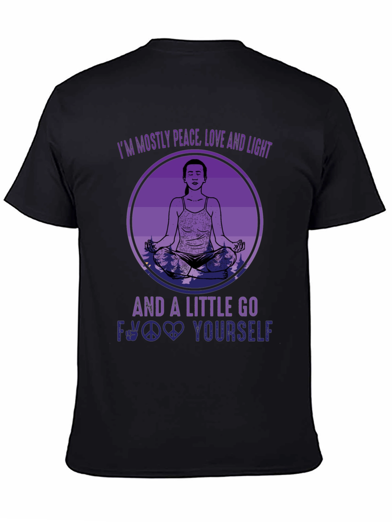 Peace Love Light Funny T-Shirt