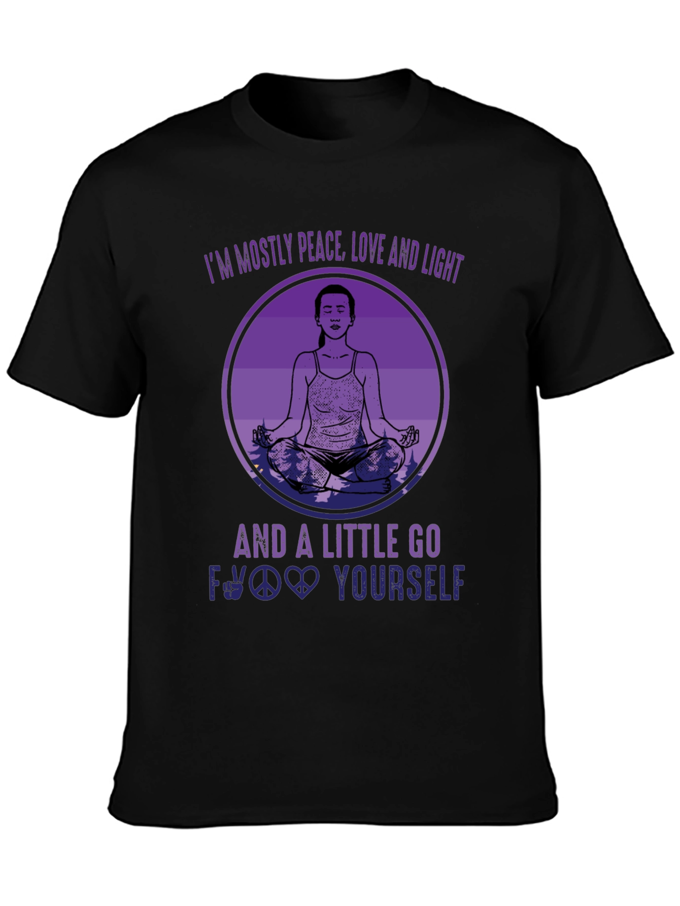 Peace Love Light Funny T-Shirt