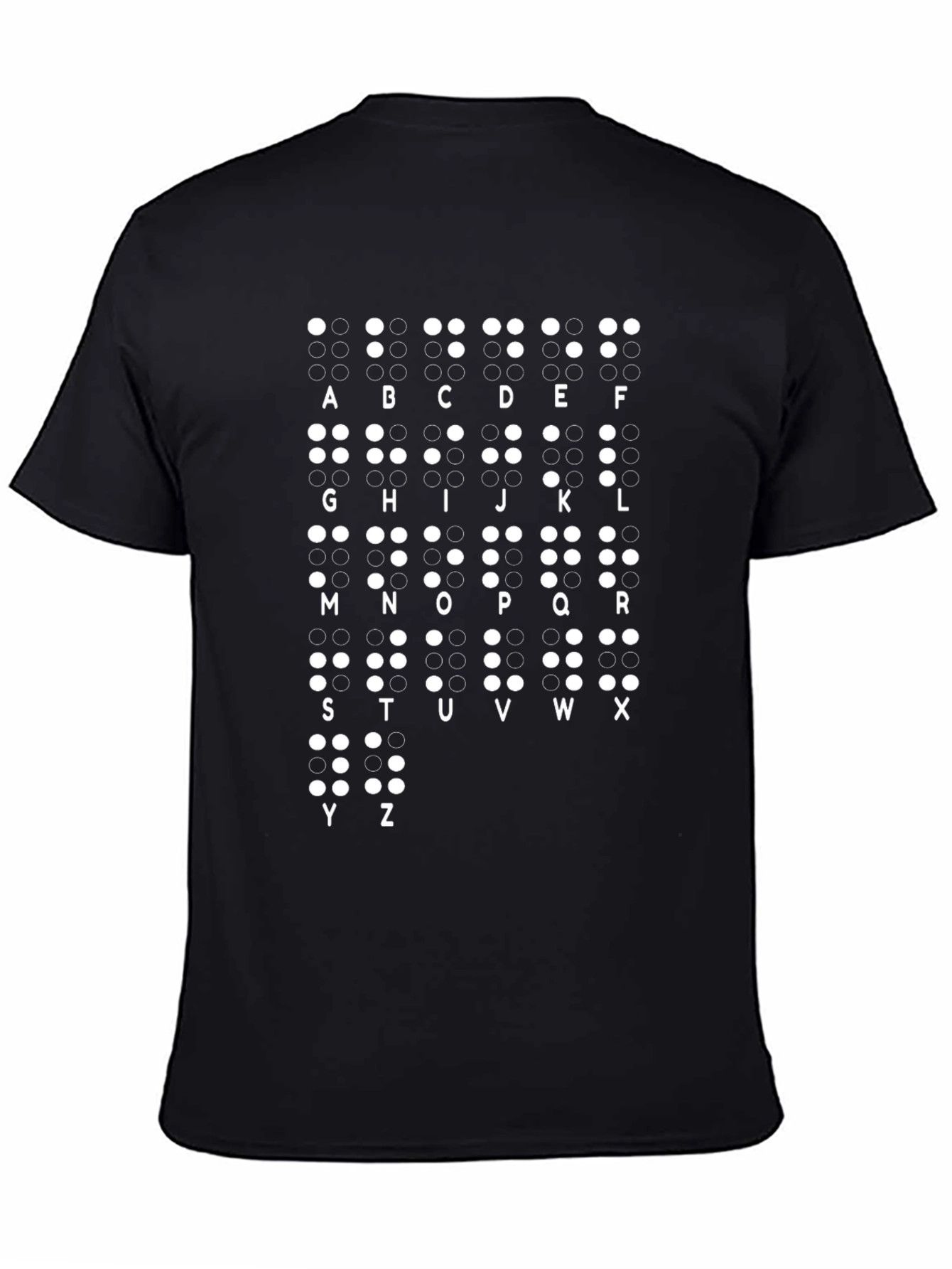Braille Alphabet T-Shirt: Learn the Code