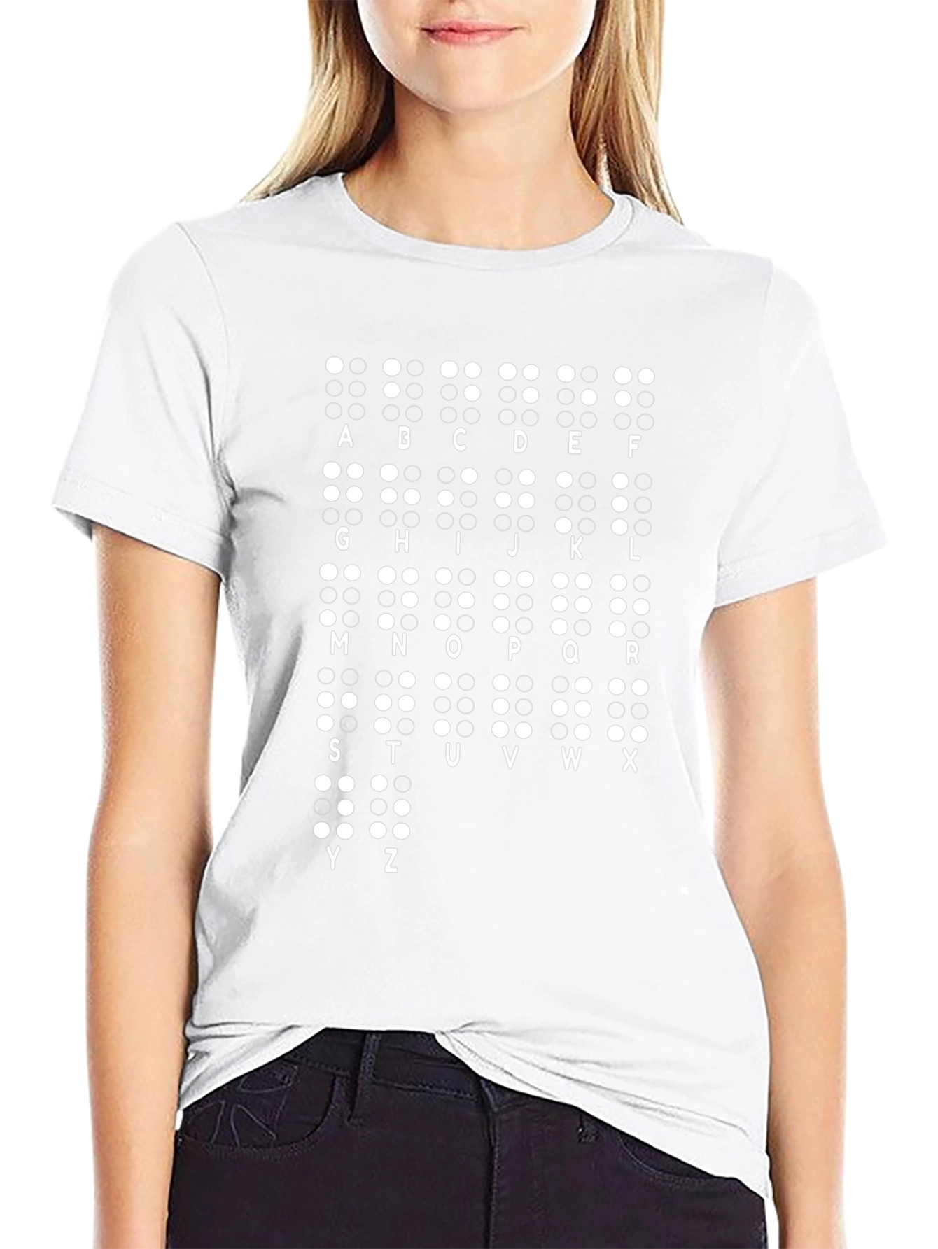 Braille Alphabet T-Shirt: Learn the Code