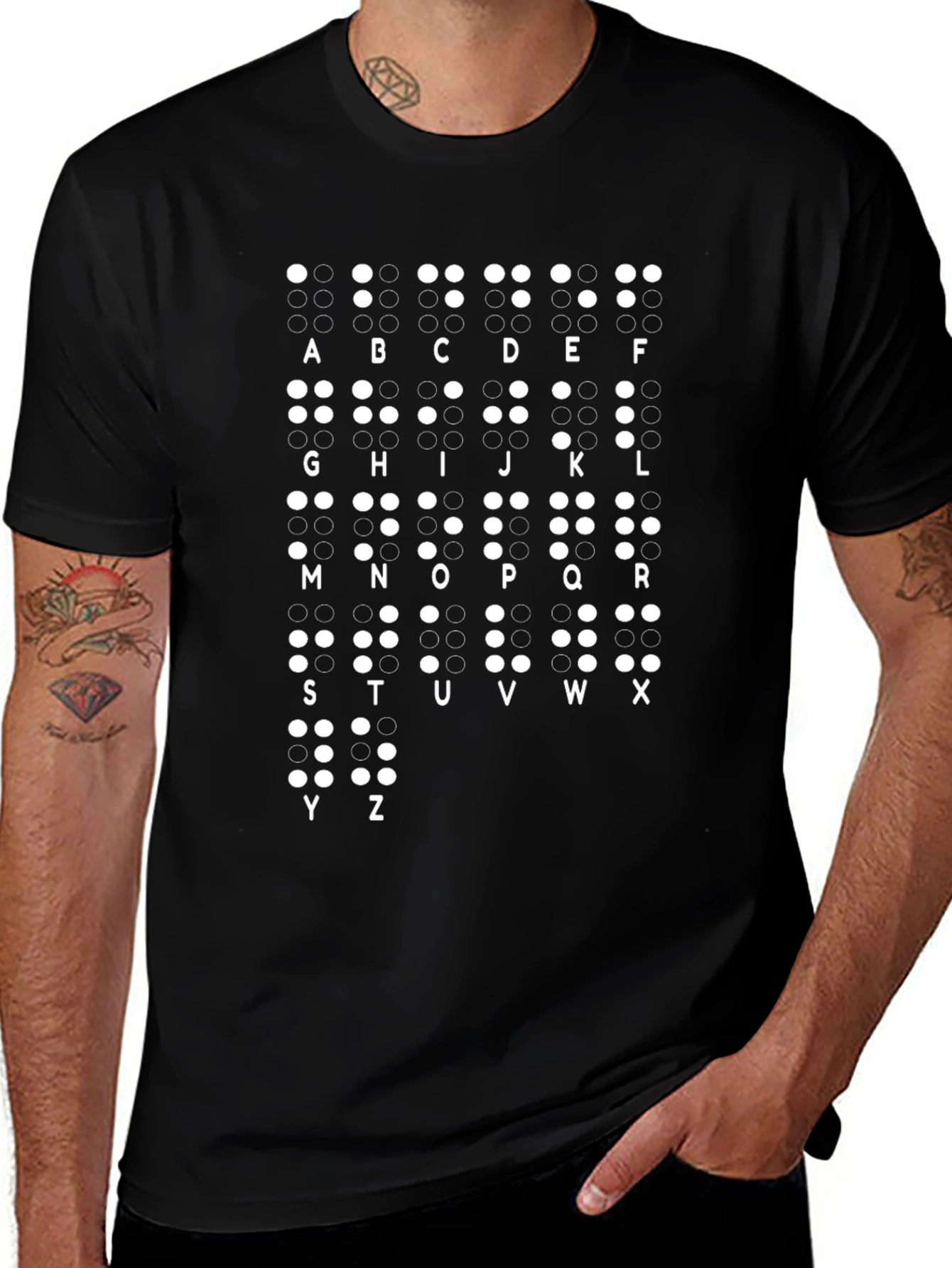 Braille Alphabet T-Shirt: Learn the Code