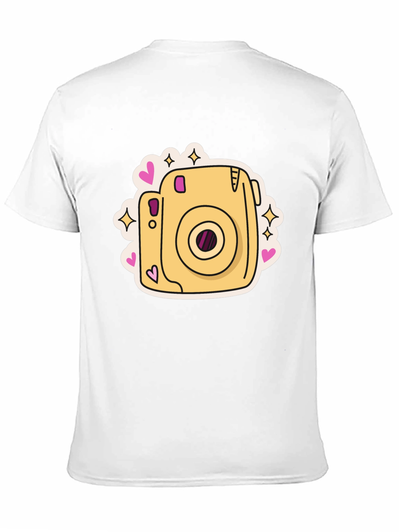 Retro Camera Graphic Tee - Trendy Aesthetic T-Shirt