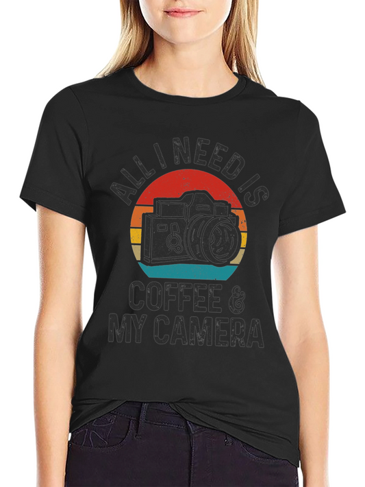 Coffee & Camera Graphic Tee