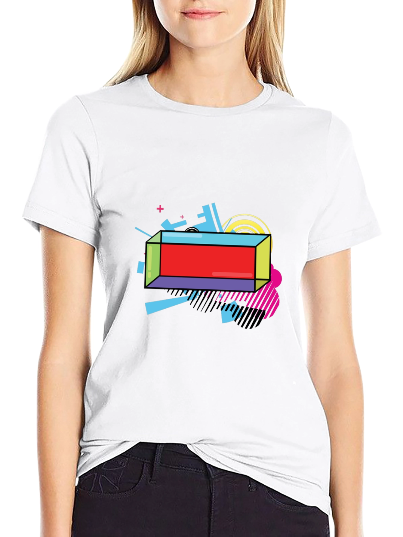 Retro Graphic Black T-Shirt