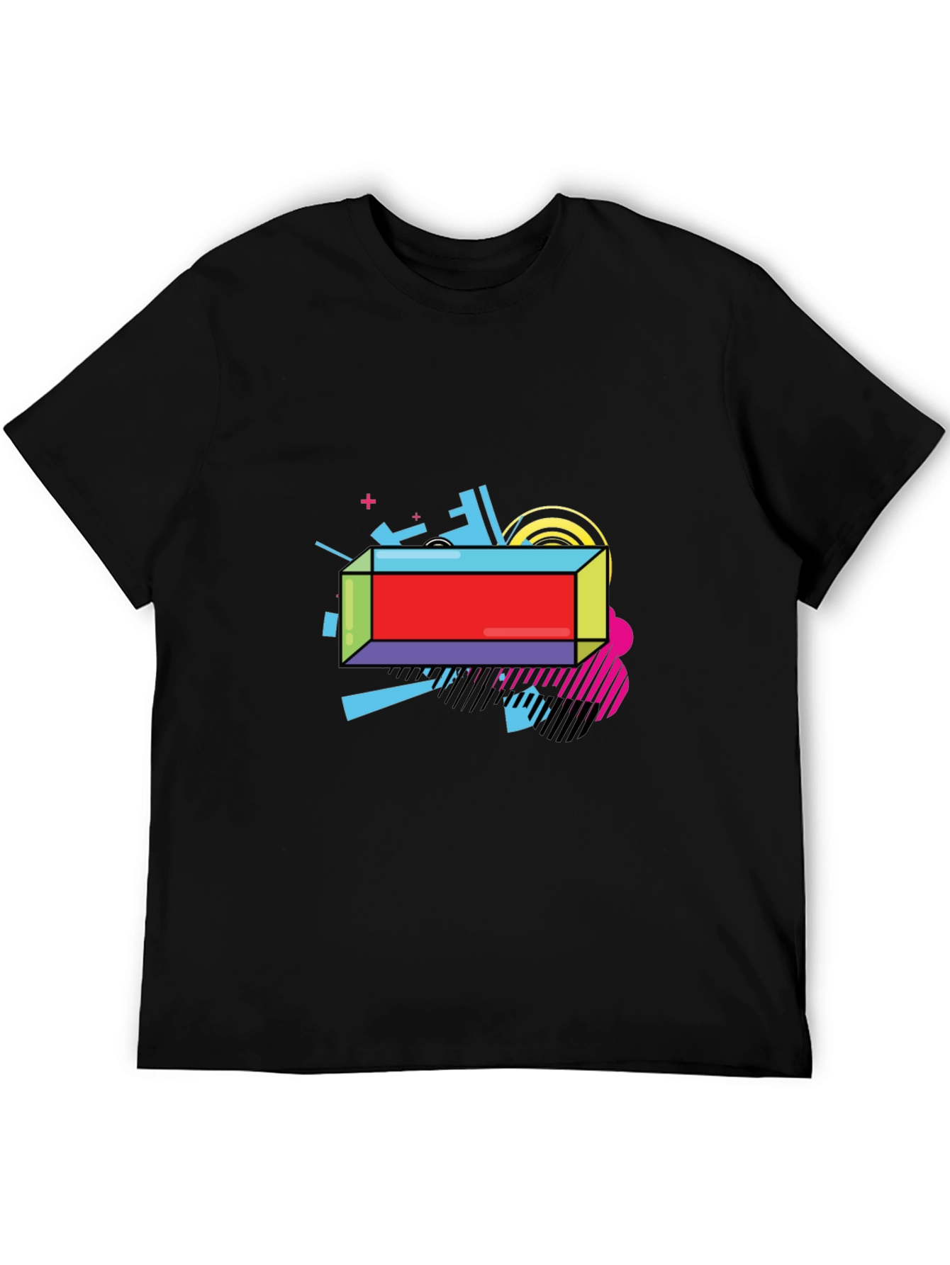 Retro Graphic Black T-Shirt