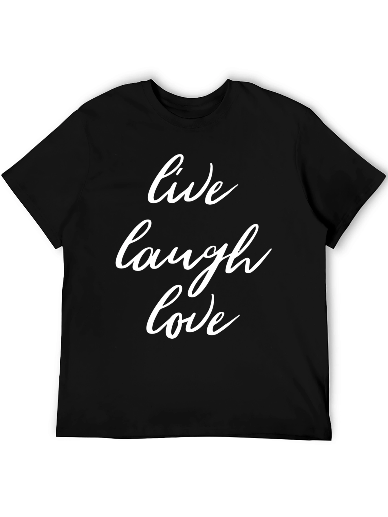 Live Laugh Love Black T-Shirt