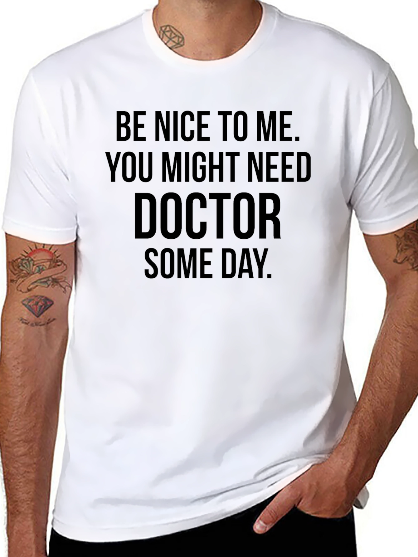 Be Nice to Me Doctor Humor T-Shirt