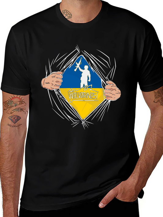 Ukraine Wolverines T-Shirt - Stand with Ukraine