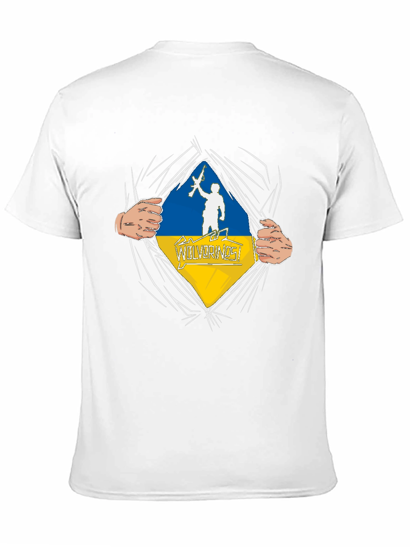 Ukraine Wolverines T-Shirt - Stand with Ukraine
