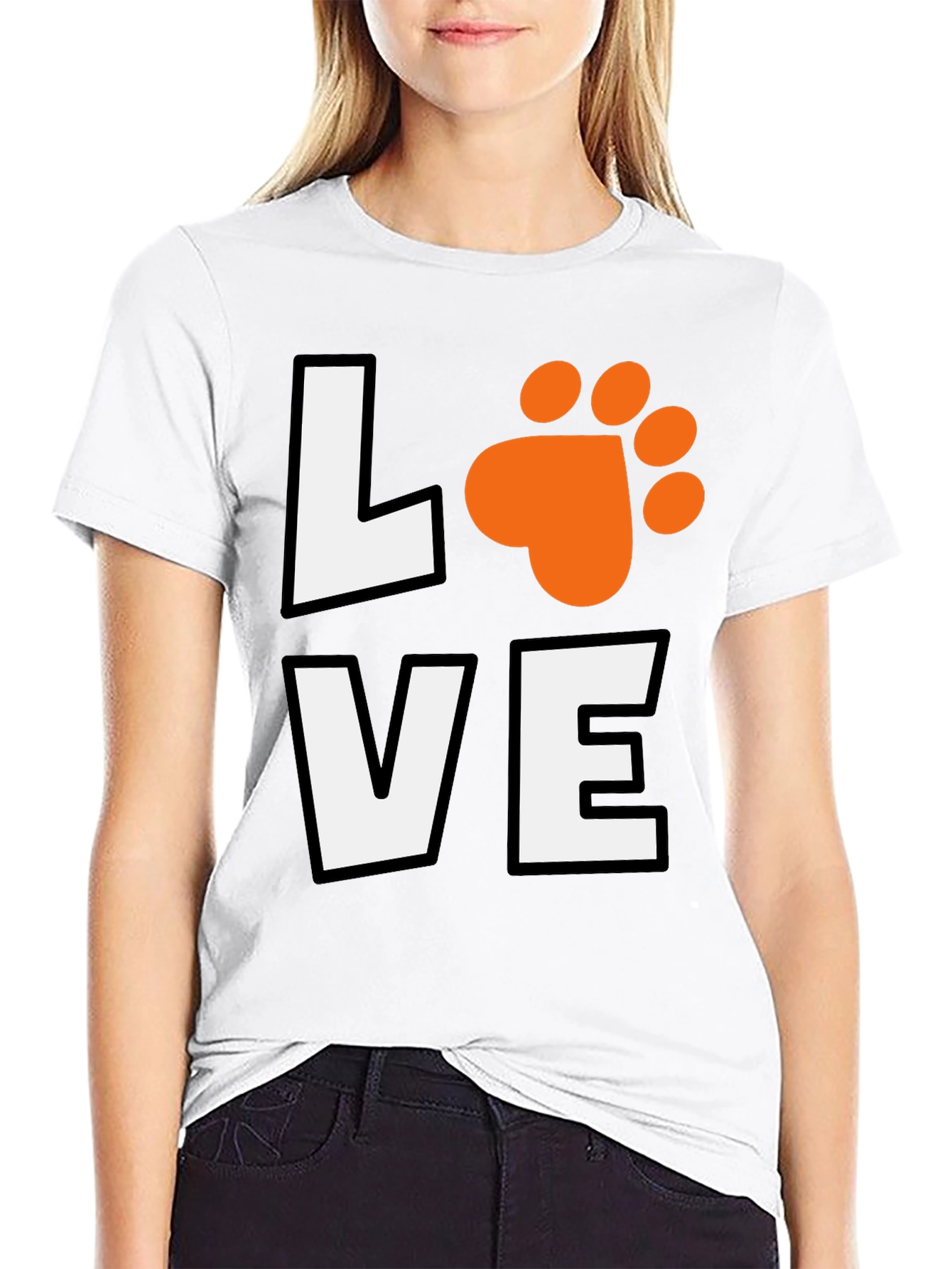Love Dog Paw T-Shirt